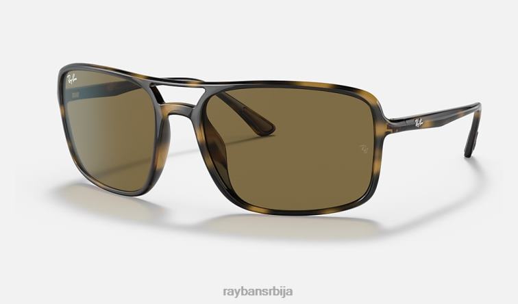 Ray-Ban рб4375 P0HP1445 наочаре за сунце углачана хавана/браон мушкарци