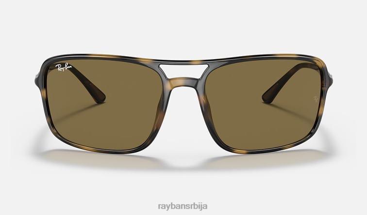 Ray-Ban рб4375 P0HP1445 наочаре за сунце углачана хавана/браон мушкарци