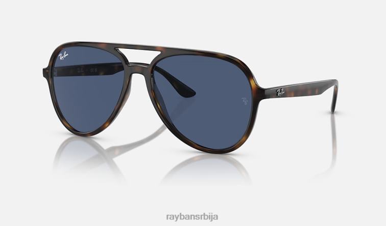 Ray-Ban рб4376 P0HP182 наочаре за сунце углачана хавана/тамно плава мушкарци