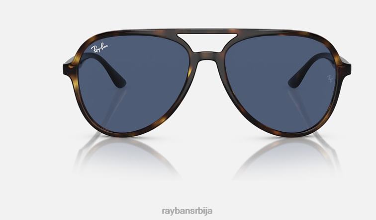 Ray-Ban рб4376 P0HP182 наочаре за сунце углачана хавана/тамно плава мушкарци