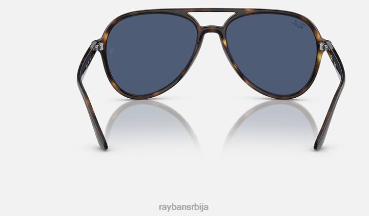 Ray-Ban рб4376 P0HP182 наочаре за сунце углачана хавана/тамно плава мушкарци