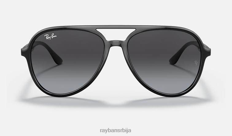 Ray-Ban рб4376 P0HP183 наочаре за сунце полирана црно/сива мушкарци