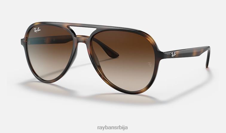 Ray-Ban рб4376 P0HP187 наочаре за сунце углачана хавана/браон мушкарци