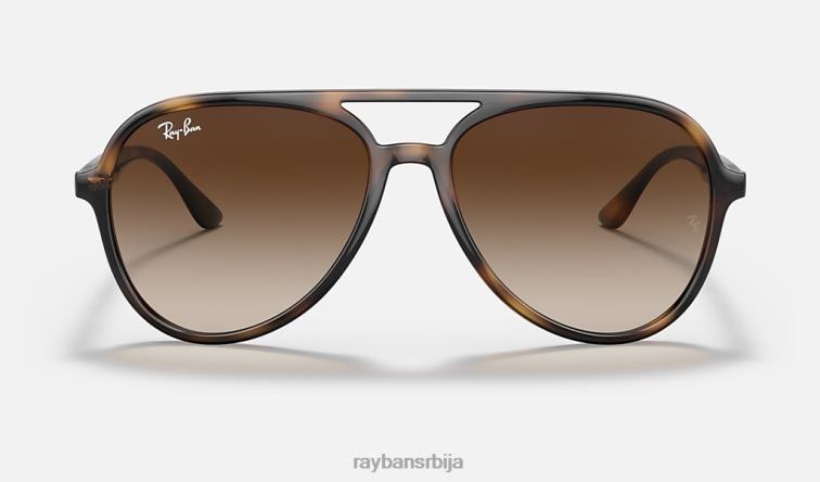 Ray-Ban рб4376 P0HP187 наочаре за сунце углачана хавана/браон мушкарци
