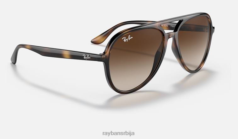 Ray-Ban рб4376 P0HP187 наочаре за сунце углачана хавана/браон мушкарци