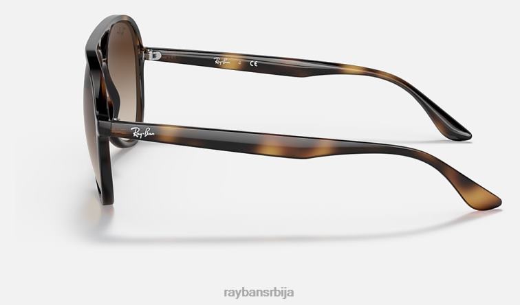 Ray-Ban рб4376 P0HP187 наочаре за сунце углачана хавана/браон мушкарци