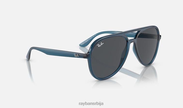 Ray-Ban рб4376 P0HP188 наочаре за сунце мат опал тамноплава/тамно сива мушкарци