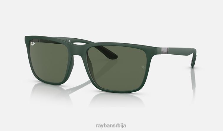 Ray-Ban рб4385 P0HP577 наочаре за сунце мат зелена / тамно зелена мушкарци