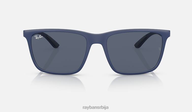 Ray-Ban рб4385 P0HP578 наочаре за сунце мат плава / тамно сива мушкарци