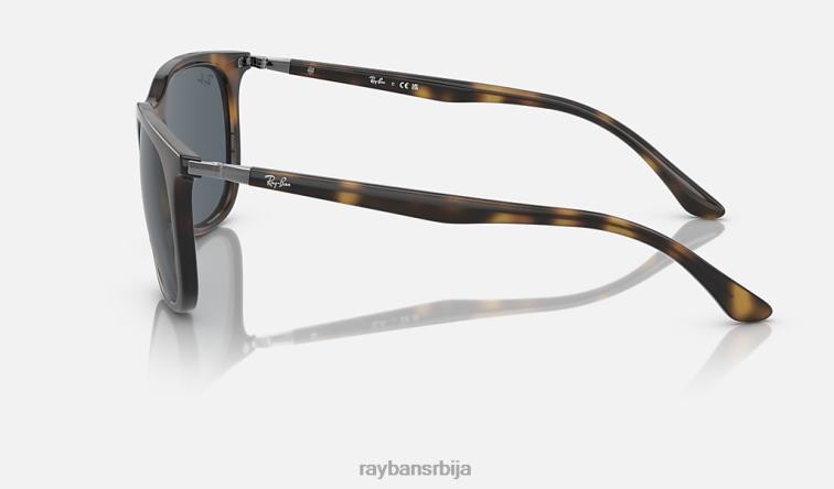 Ray-Ban рб4386 P0HP1491 наочаре за сунце углачана хавана/плава мушкарци