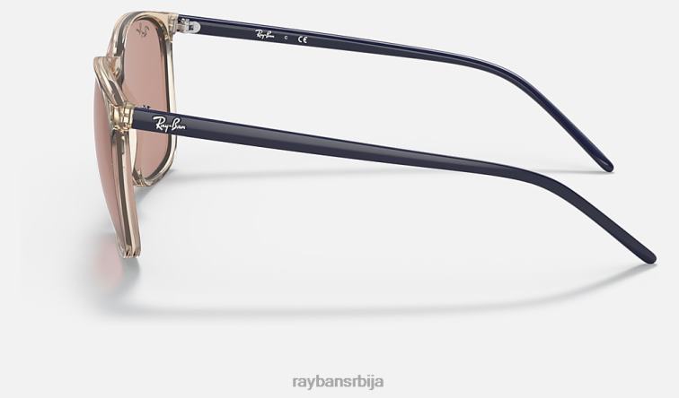 Ray-Ban рб4387 еволве P0HP1323 наочаре за сунце полирани светло браон/браон фотохром мушкарци
