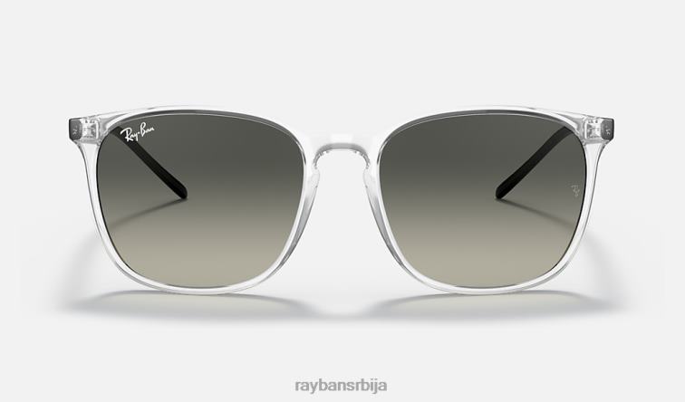 Ray-Ban рб4387 P0HP726 наочаре за сунце углачан транспарентан/сив мушкарци