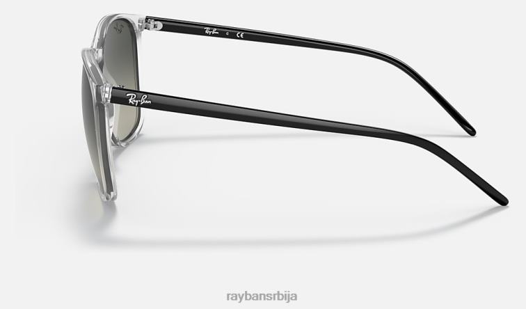 Ray-Ban рб4387 P0HP726 наочаре за сунце углачан транспарентан/сив мушкарци
