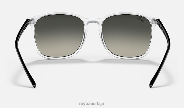 Ray-Ban рб4387 P0HP726 наочаре за сунце углачан транспарентан/сив мушкарци