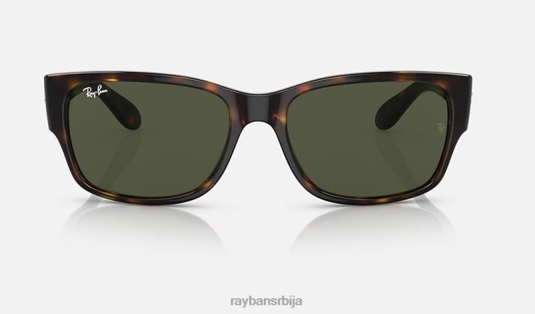 Ray-Ban рб4388 P0HP371 наочаре за сунце углачана хавана/зелена мушкарци