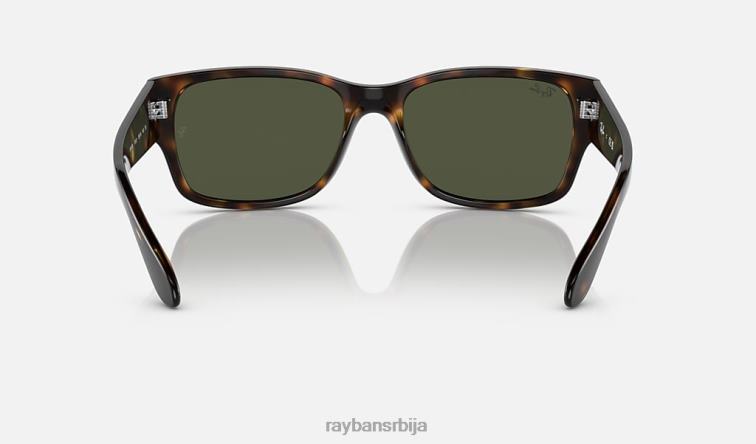 Ray-Ban рб4388 P0HP371 наочаре за сунце углачана хавана/зелена мушкарци