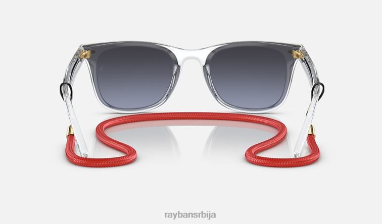 Ray-Ban рб4391д година издања зеца P0HP402 наочаре за сунце полирани транспарентни/плави/златни мушкарци