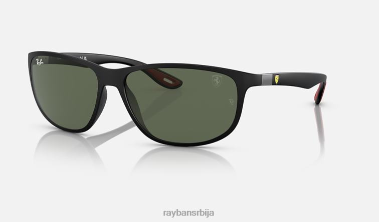 Ray-Ban рб4394м сцудериа феррари колекција P0HP1505 наочаре за сунце мат црна/зелена мушкарци
