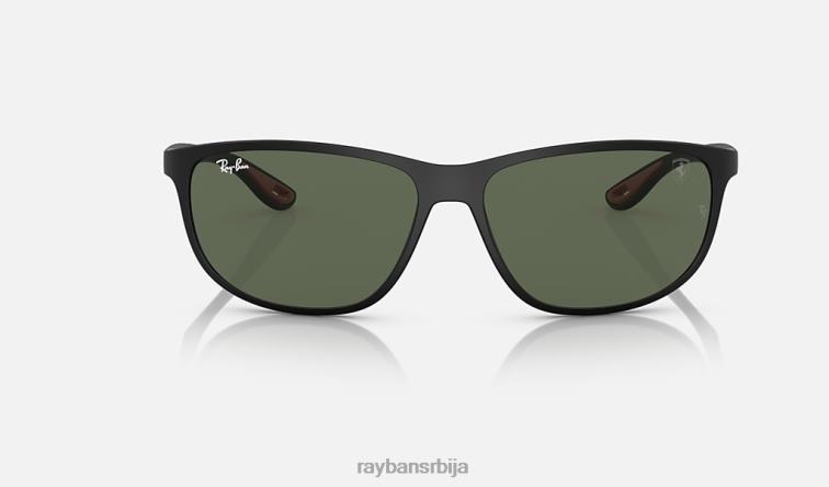 Ray-Ban рб4394м сцудериа феррари колекција P0HP1505 наочаре за сунце мат црна/зелена мушкарци