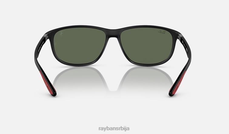 Ray-Ban рб4394м сцудериа феррари колекција P0HP1505 наочаре за сунце мат црна/зелена мушкарци
