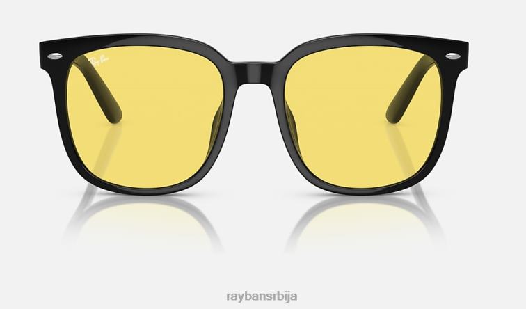 Ray-Ban рб4401д опрана сочива P0HP1080 наочаре за сунце полирана црно/жута мушкарци
