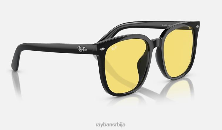 Ray-Ban рб4401д опрана сочива P0HP1080 наочаре за сунце полирана црно/жута мушкарци
