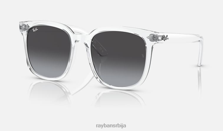 Ray-Ban рб4401д P0HP538 наочаре за сунце углачан транспарентан/сив мушкарци
