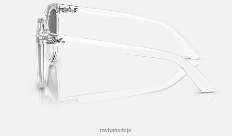 Ray-Ban рб4401д P0HP538 наочаре за сунце углачан транспарентан/сив мушкарци