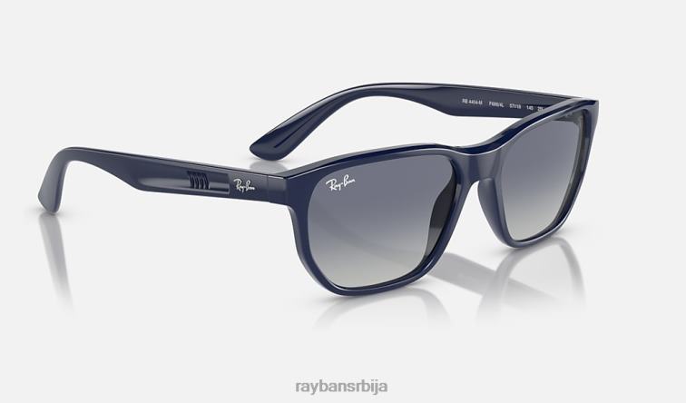 Ray-Ban рб4404м сцудериа феррари колекција P0HP331 наочаре за сунце полирана плава/сива/плава мушкарци