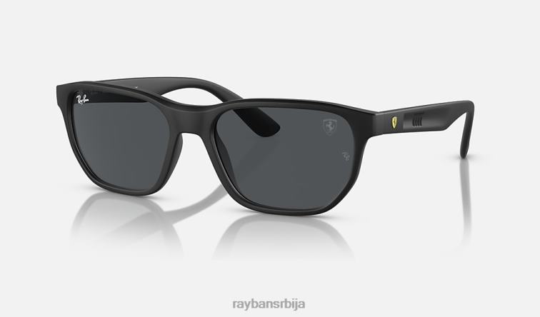 Ray-Ban рб4404м сцудериа феррари колекција P0HP333 наочаре за сунце мат црна / тамно сива мушкарци