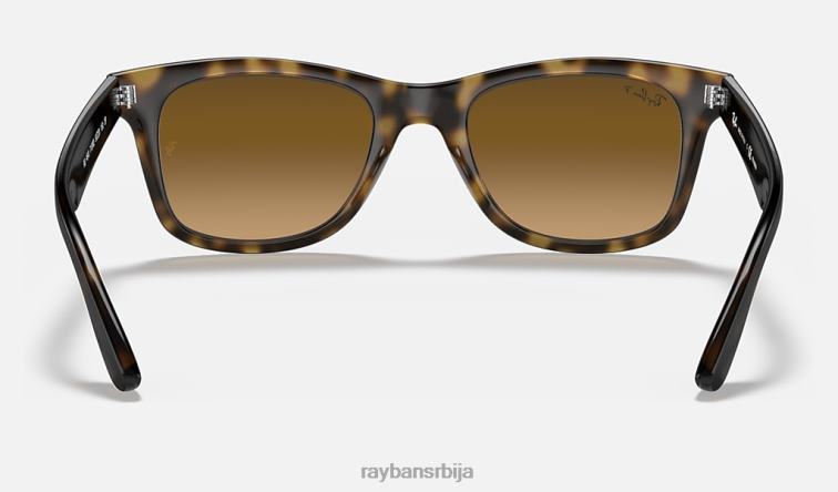 Ray-Ban рб4640 P0HP847 наочаре за сунце полирано светло хавана/браон мушкарци