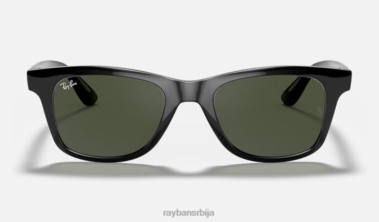 Ray-Ban рб4640 P0HP848 наочаре за сунце полирана црно/зелена мушкарци