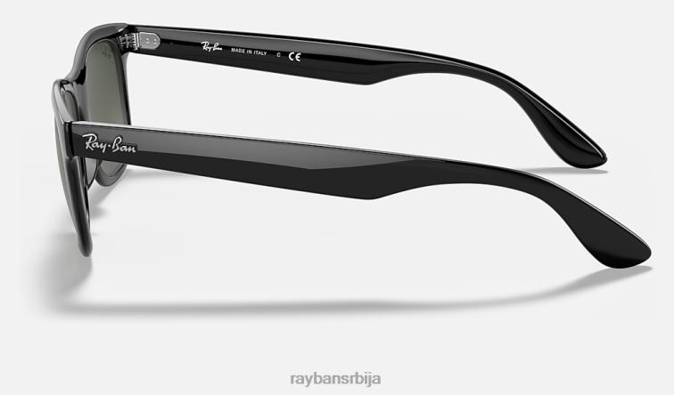 Ray-Ban рб4640 P0HP848 наочаре за сунце полирана црно/зелена мушкарци
