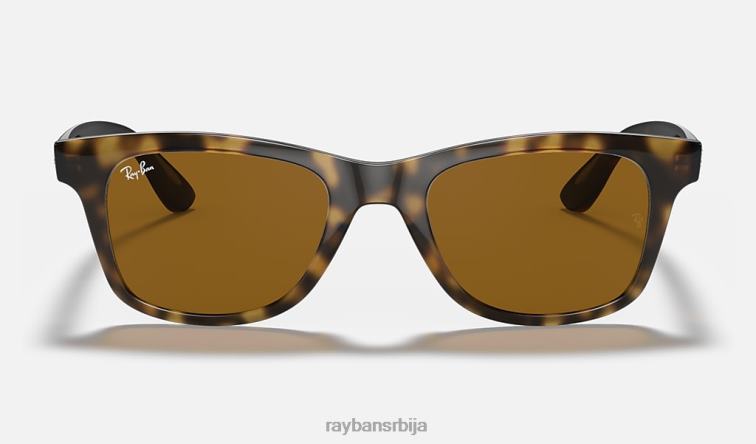 Ray-Ban рб4640 P0HP849 наочаре за сунце полирано светло хавана/браон мушкарци