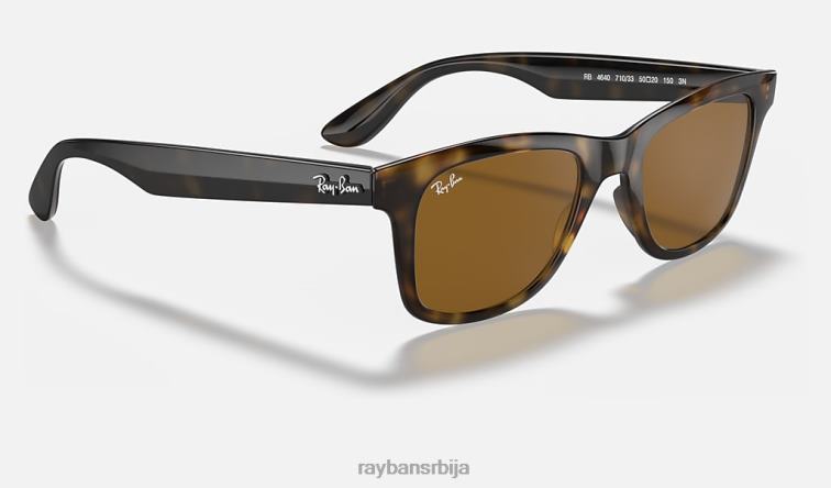 Ray-Ban рб4640 P0HP849 наочаре за сунце полирано светло хавана/браон мушкарци