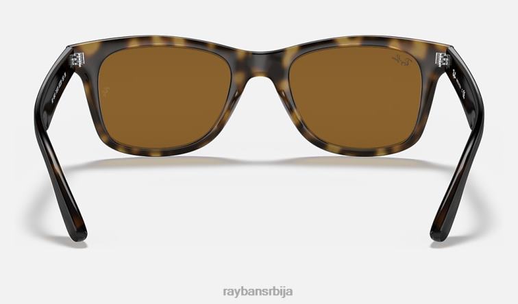 Ray-Ban рб4640 P0HP849 наочаре за сунце полирано светло хавана/браон мушкарци