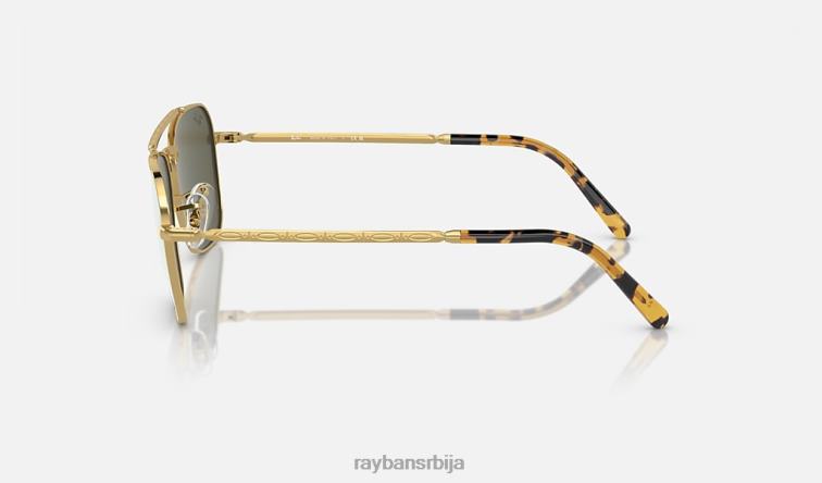 Ray-Ban 4. јул ограничено P0HP1557 наочаре за сунце полирано злато/сребро мушкарци