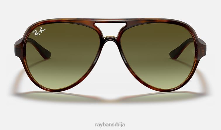 Ray-Ban цатс 5000 цлассиц P0HP536 наочаре за сунце полирана светло хавана/зелена мушкарци