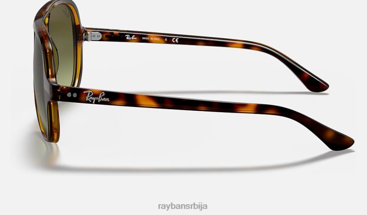 Ray-Ban цатс 5000 цлассиц P0HP536 наочаре за сунце полирана светло хавана/зелена мушкарци