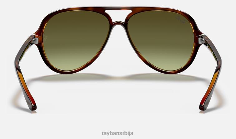 Ray-Ban цатс 5000 цлассиц P0HP536 наочаре за сунце полирана светло хавана/зелена мушкарци