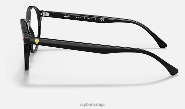 Ray-Ban рб5404м сцудериа феррари колекција P0HP2019 наочаре за сунце углачана црна мушкарци