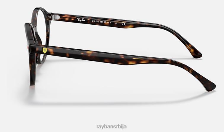 Ray-Ban рб5404м сцудериа феррари колекција P0HP2020 наочаре за сунце углађена хавана мушкарци