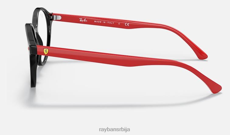 Ray-Ban рб5404м сцудериа феррари колекција P0HP2021 наочаре за сунце углачана црна мушкарци
