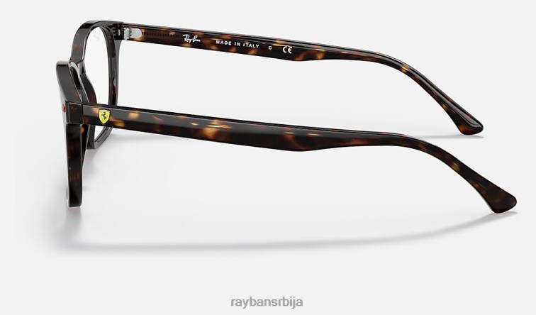 Ray-Ban рб5405м сцудериа феррари колекција P0HP1936 наочаре за сунце углађена хавана мушкарци