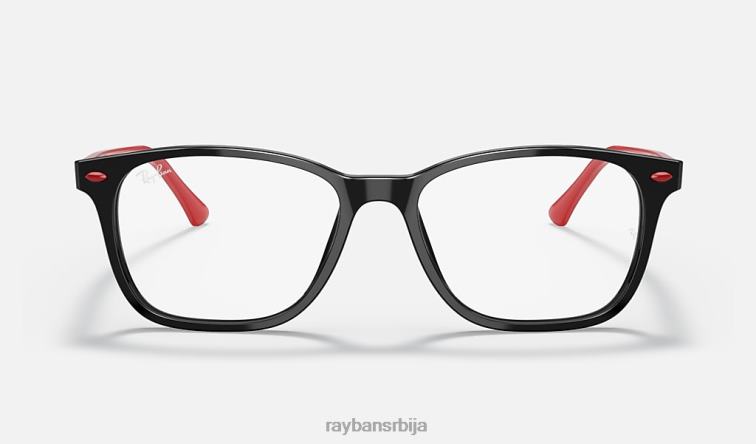 Ray-Ban рб5405м сцудериа феррари колекција P0HP1937 наочаре за сунце углачана црна мушкарци