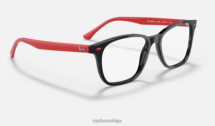 Ray-Ban рб5405м сцудериа феррари колекција P0HP1937 наочаре за сунце углачана црна мушкарци