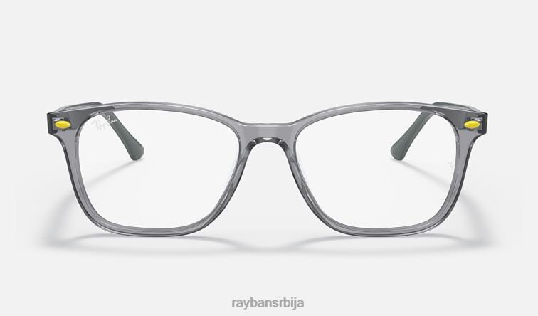 Ray-Ban рб5405м сцудериа феррари колекција P0HP1938 наочаре за сунце углачана провидно сива мушкарци