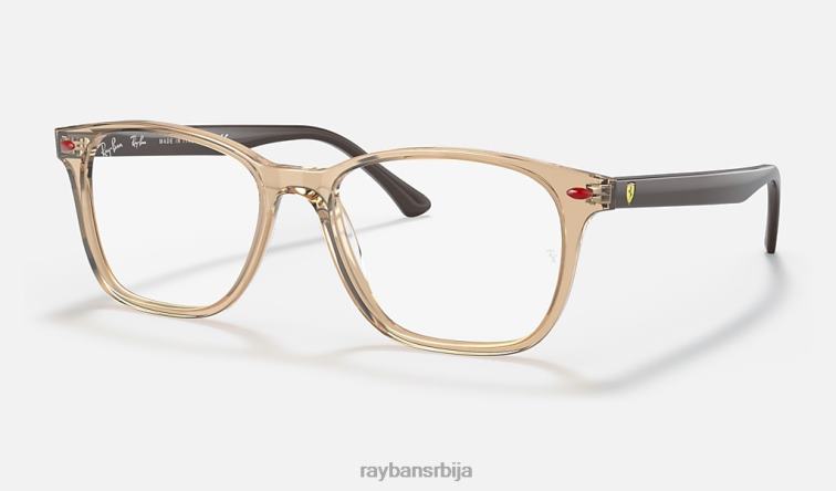 Ray-Ban рб5405м сцудериа феррари колекција P0HP1939 наочаре за сунце углачан провидно браон мушкарци