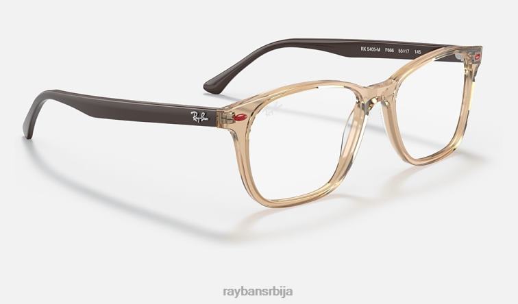 Ray-Ban рб5405м сцудериа феррари колекција P0HP1939 наочаре за сунце углачан провидно браон мушкарци