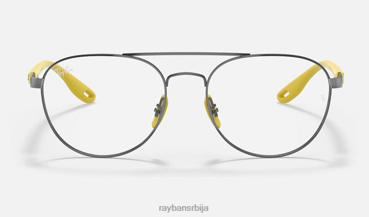 Ray-Ban рб6473м сцудериа феррари колекција P0HP2474 наочаре за сунце углачан гунметал мушкарци